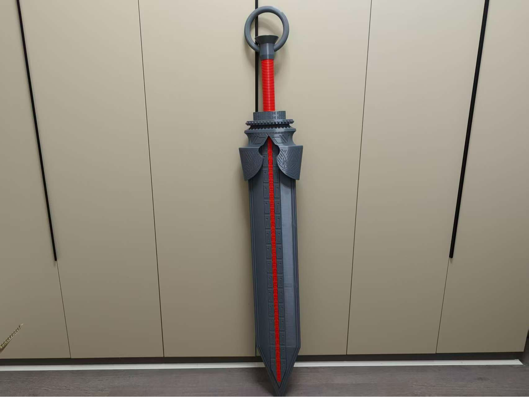 秦时明月 巨阙剑 1：1比例（1448mm）全拆件 无AMS可打 3D model