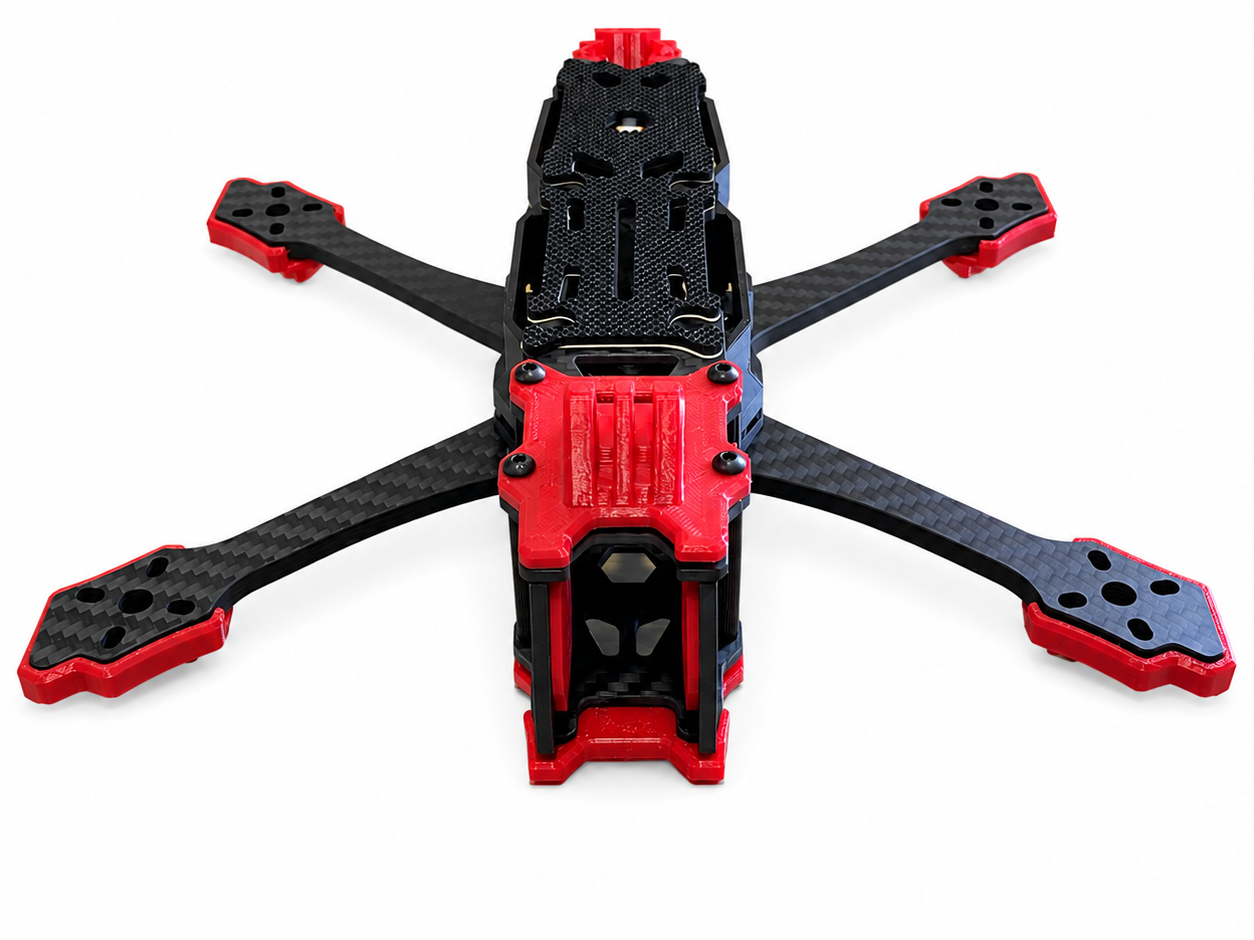TPU Frame Protection Kit for Caxra X 5 FPV Drone 3D model