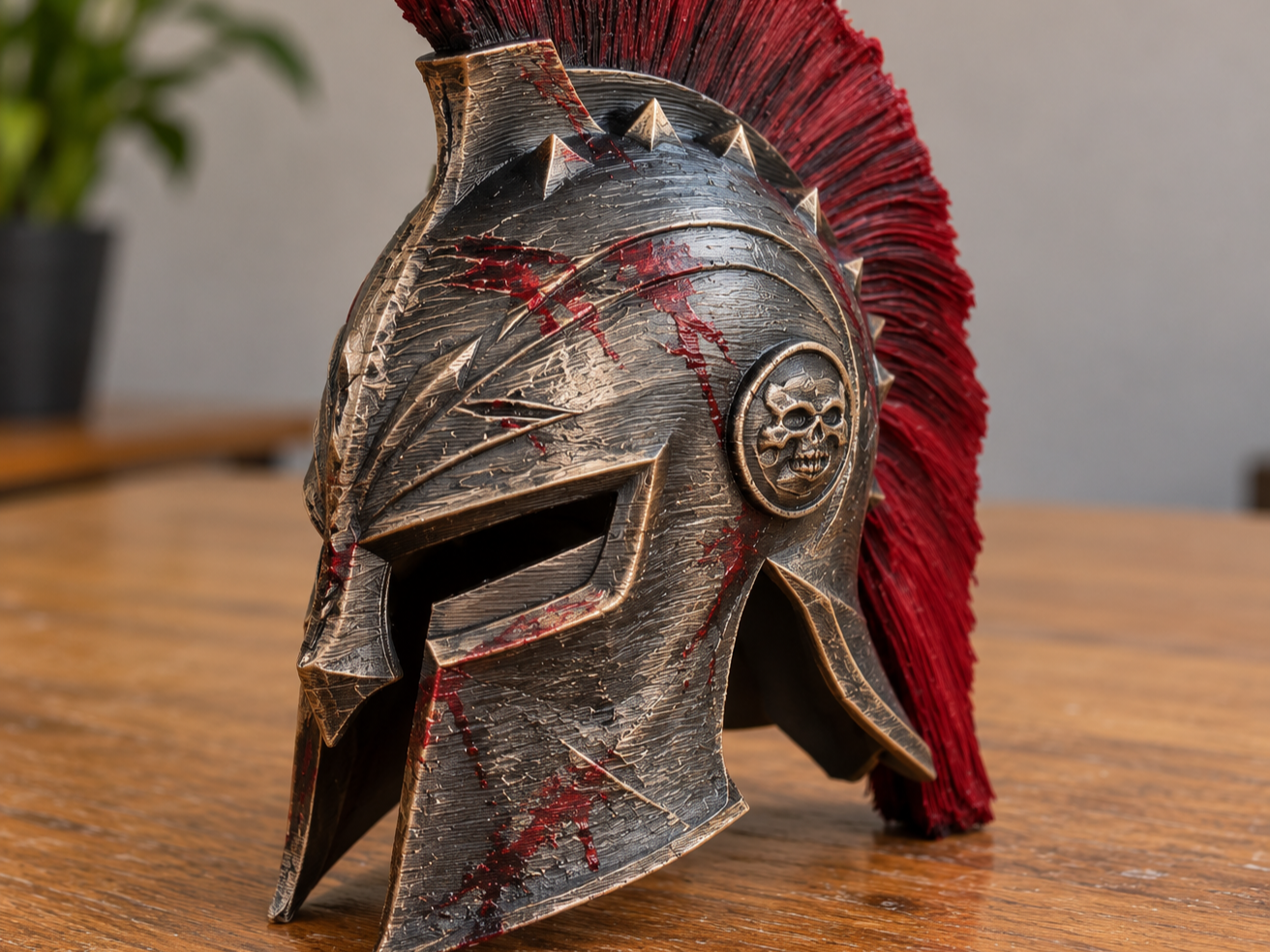 Battle Spartan helmet 3D model