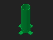 Flag Holder 3D model