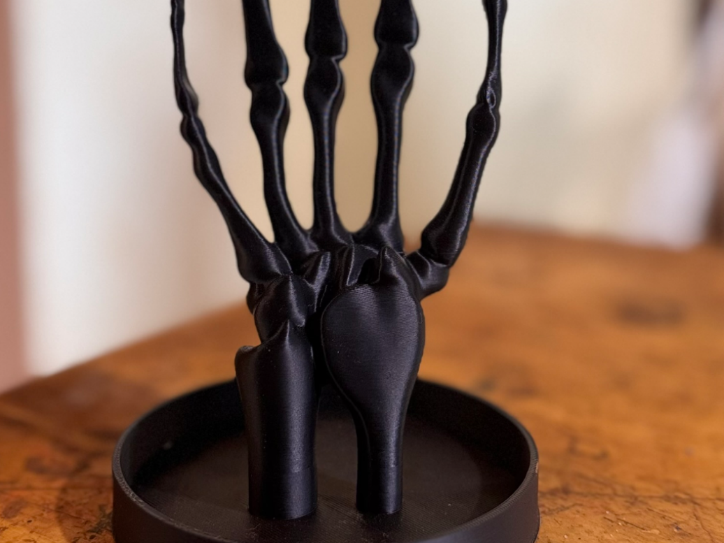 Skeleton Hand Ring Holder W/Tray 3D model