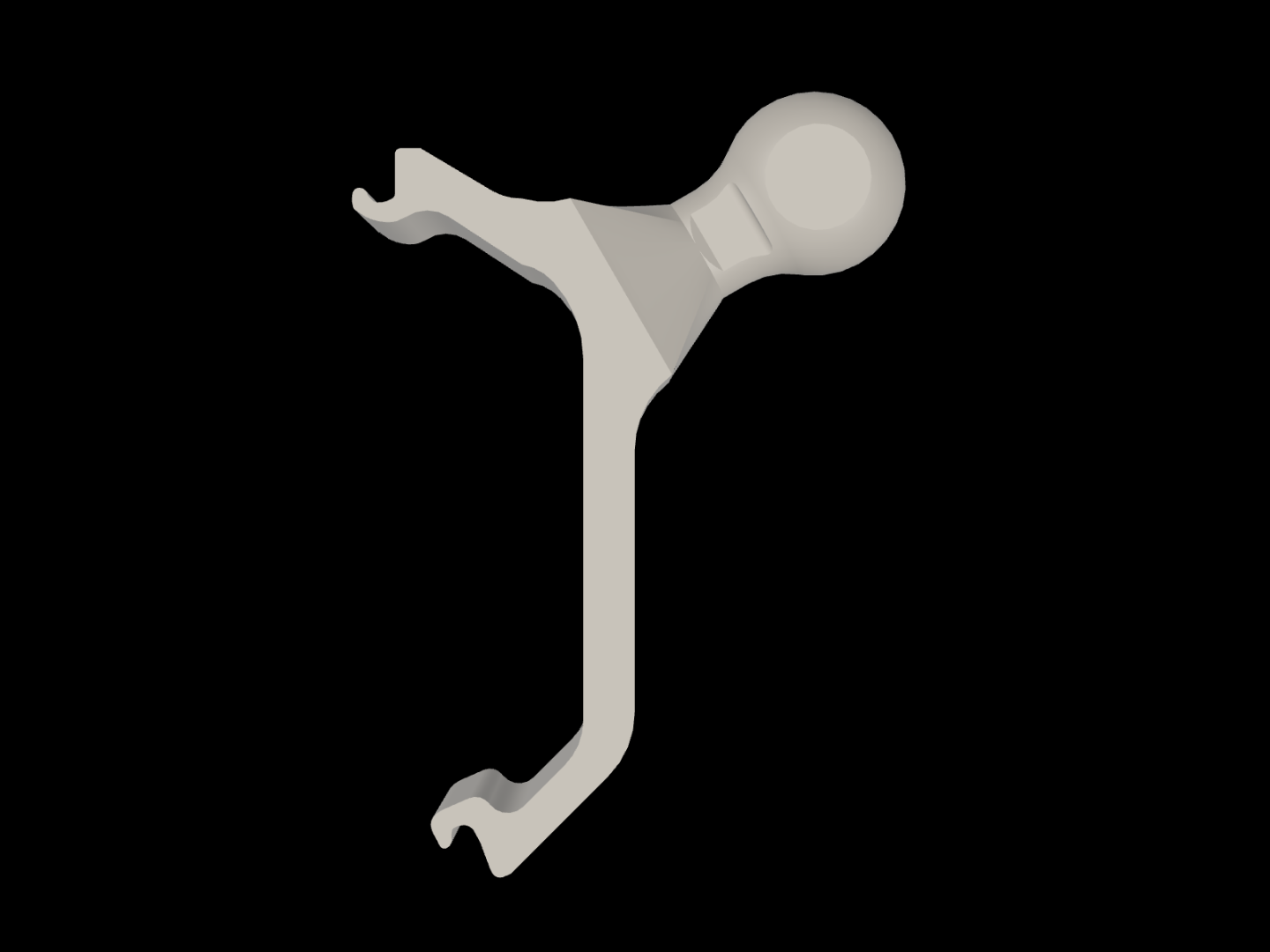 宝马E84底盘 空调出风口手机支架 3D model