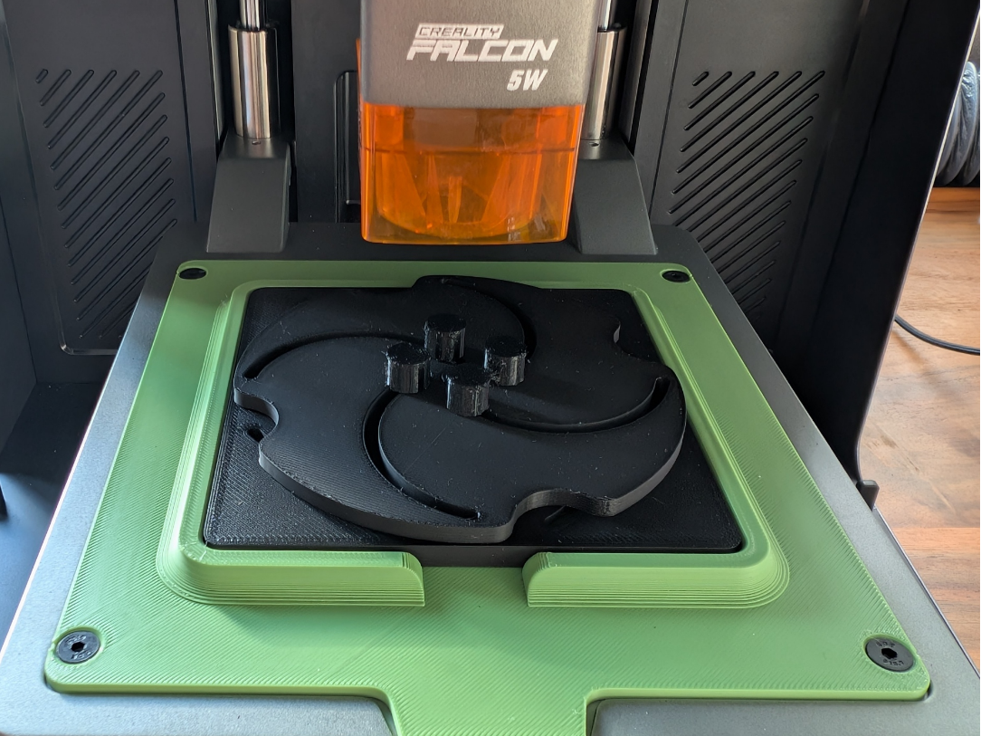 Creality Falcon A1C Adaptterplatte für xTool F1/F2 3D model