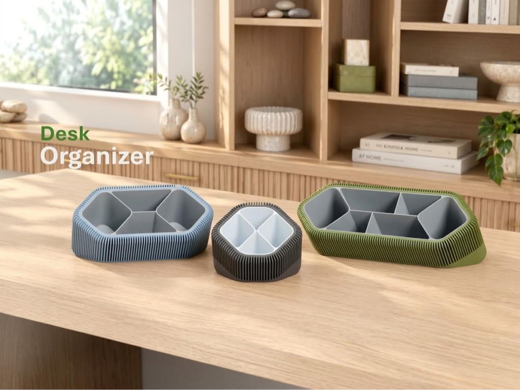 Japandi Line Desk Organizer - No AMS (3 sizes) 3D model