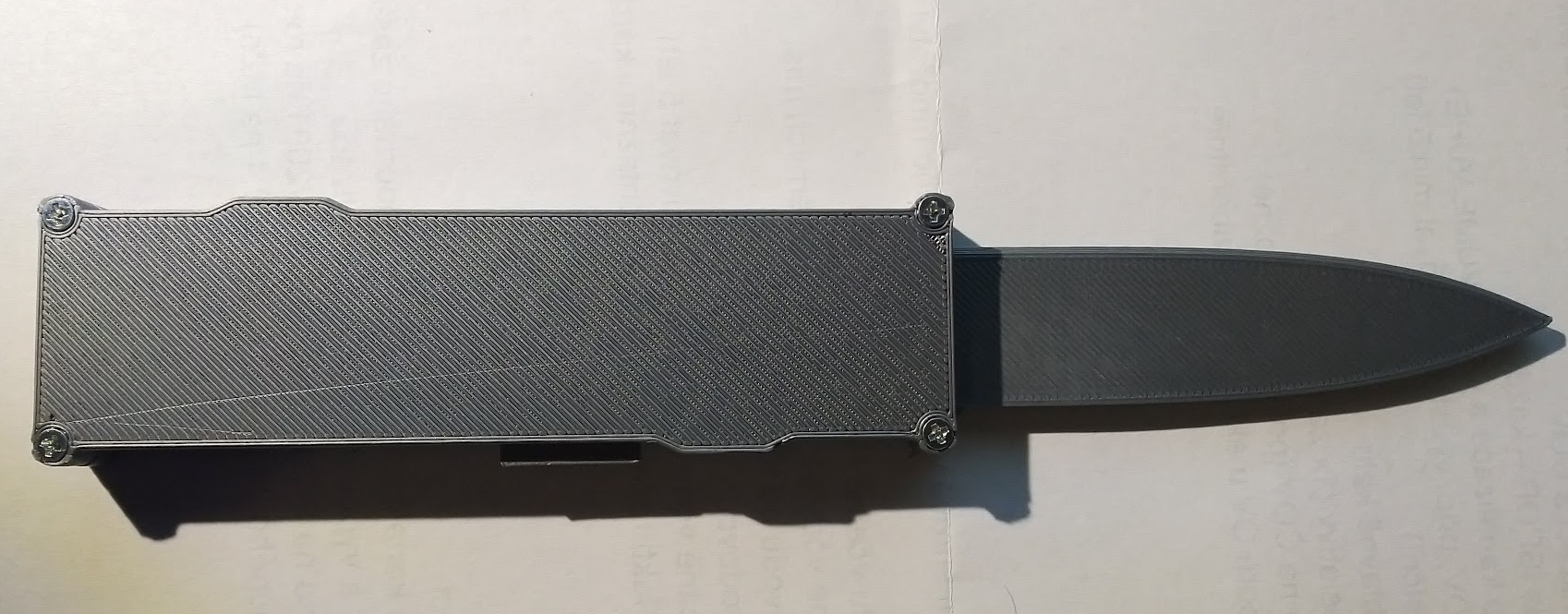 Double Action OTF Knife Prototype Model 3D model