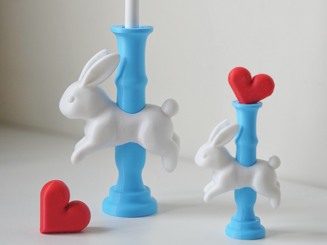 怎么可以吃兔兔 笔架 摆件 3D model