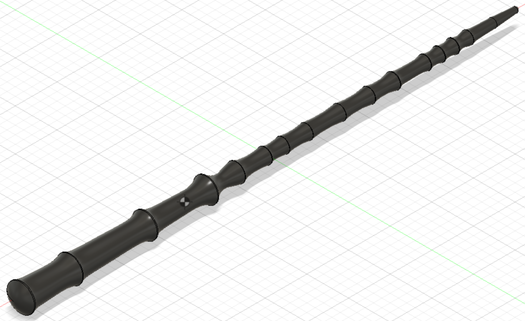 Ringed Wand from Hogwarts Legacy 3D model