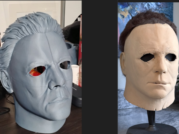 Michael myers wearable mask 3D model