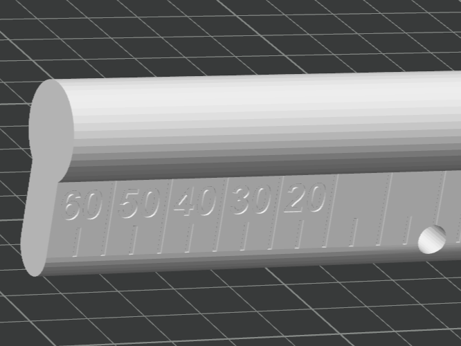 Wkładka - przymiar do rozpoznania rozmiaru wkładki 3D model