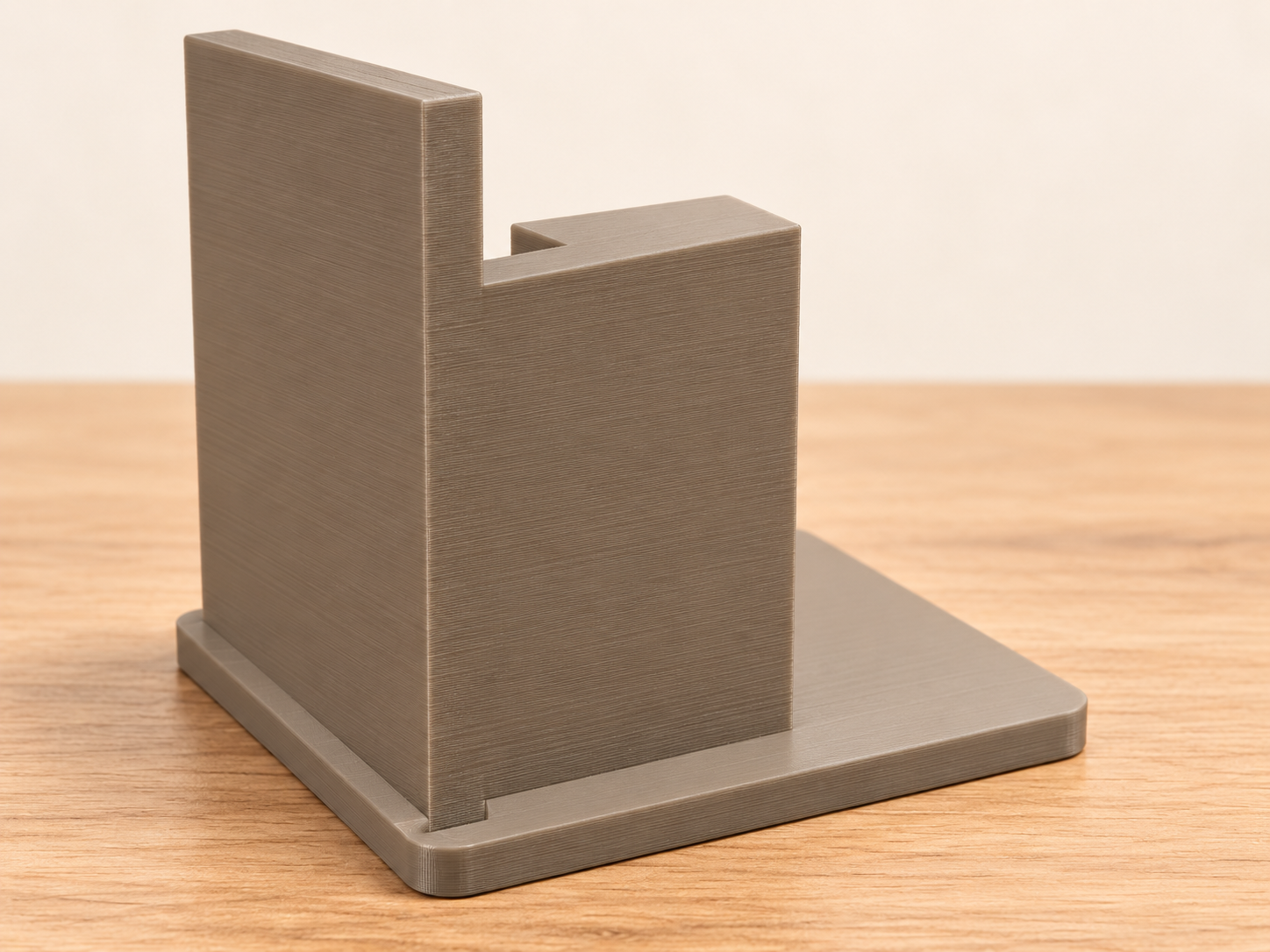 Step Bookend - Minimal Stepped Book Stand 3D model
