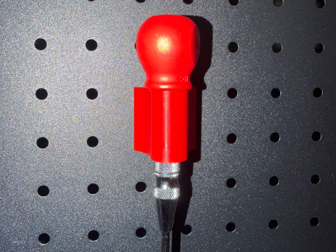 Automatic Centerpunch Pegboard (25mm) Holder 3D model