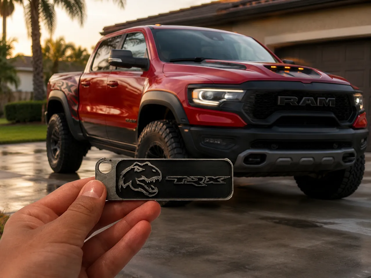 TRX Keychain 3D model