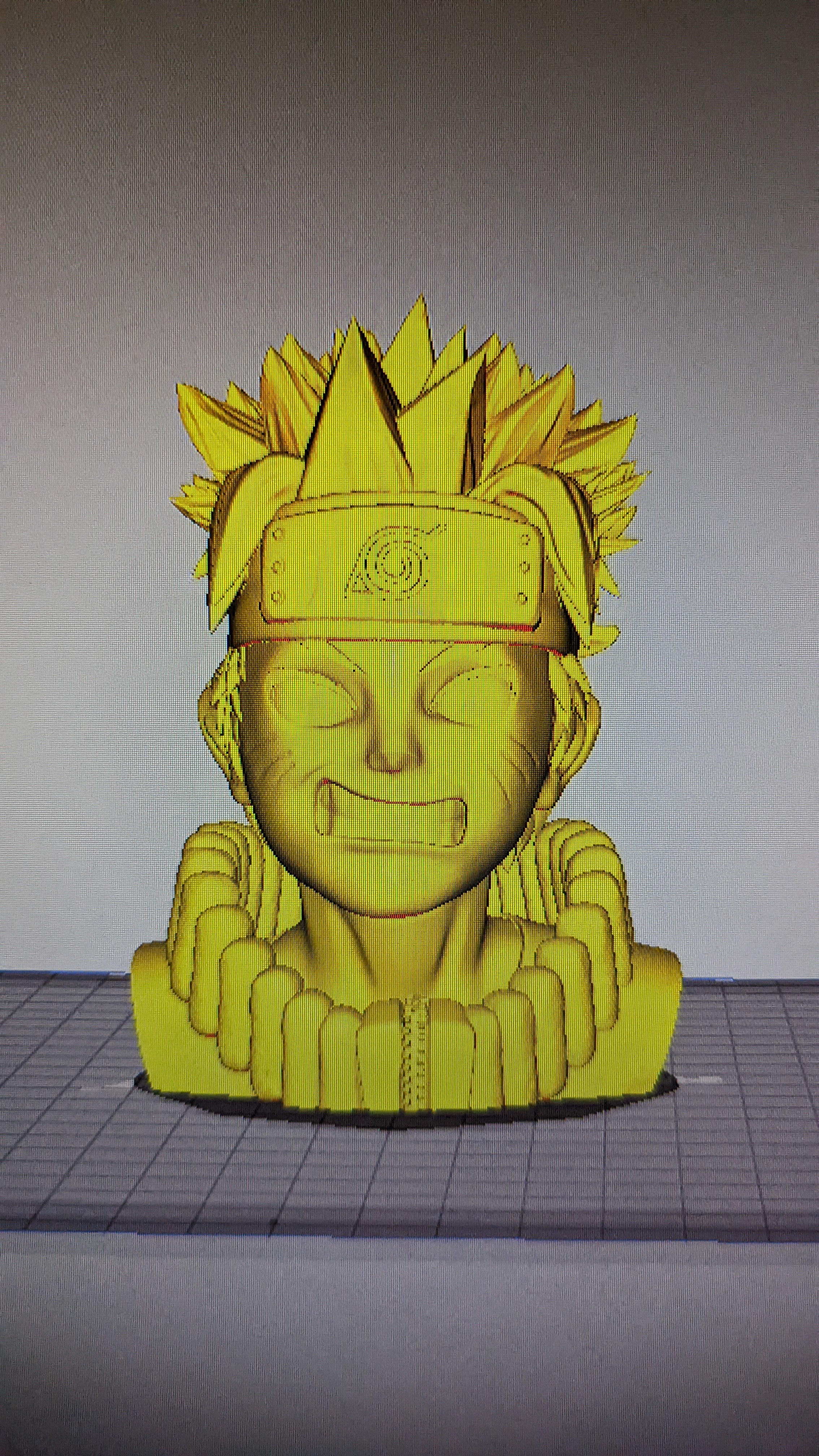 Bust Naruto 3D model
