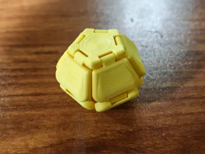 Cool Penta Click Fidget 3D model