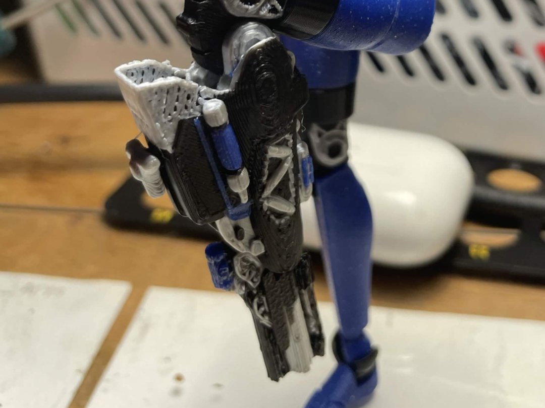 Hydro Agent Gun Leg | Dummy 13 & Carbon 13 3D model
