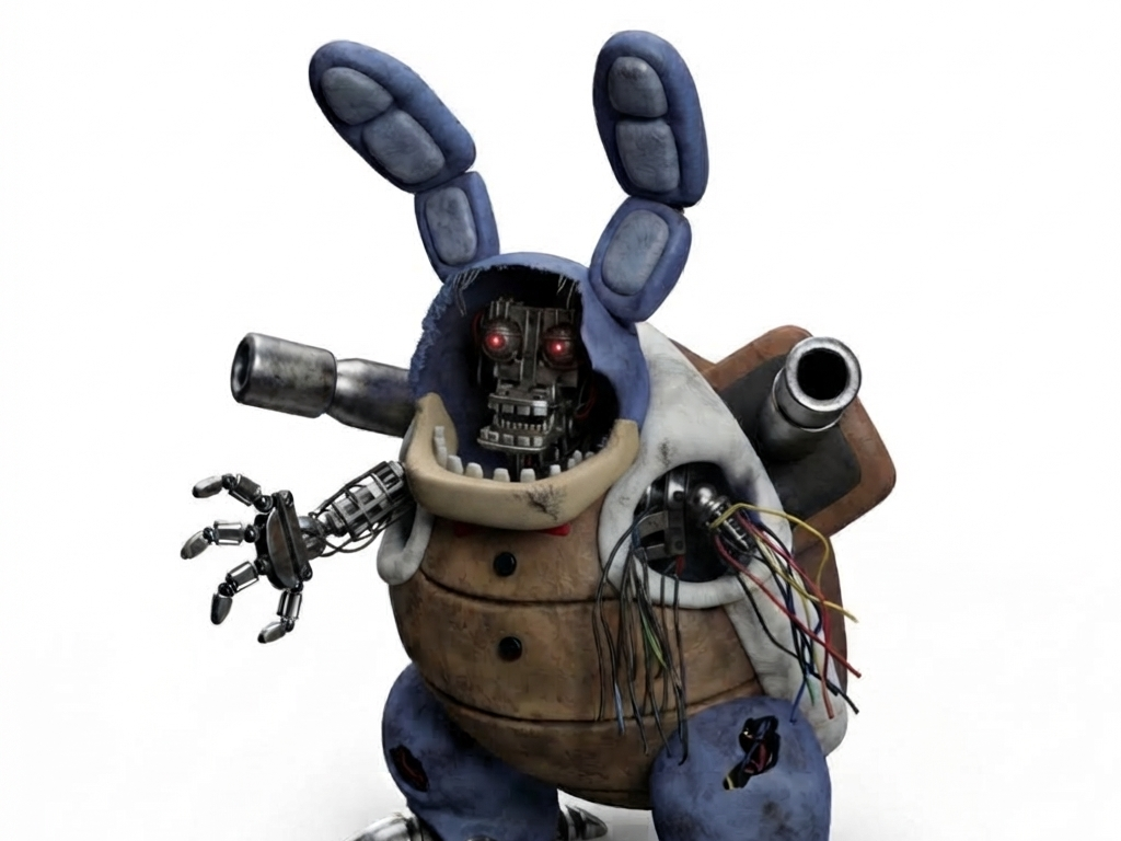 Blastoise Bonnie leia a descrição 3D model