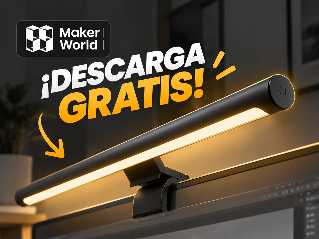 Lámpara LED para Monitor – Carcasa 3D 3D model