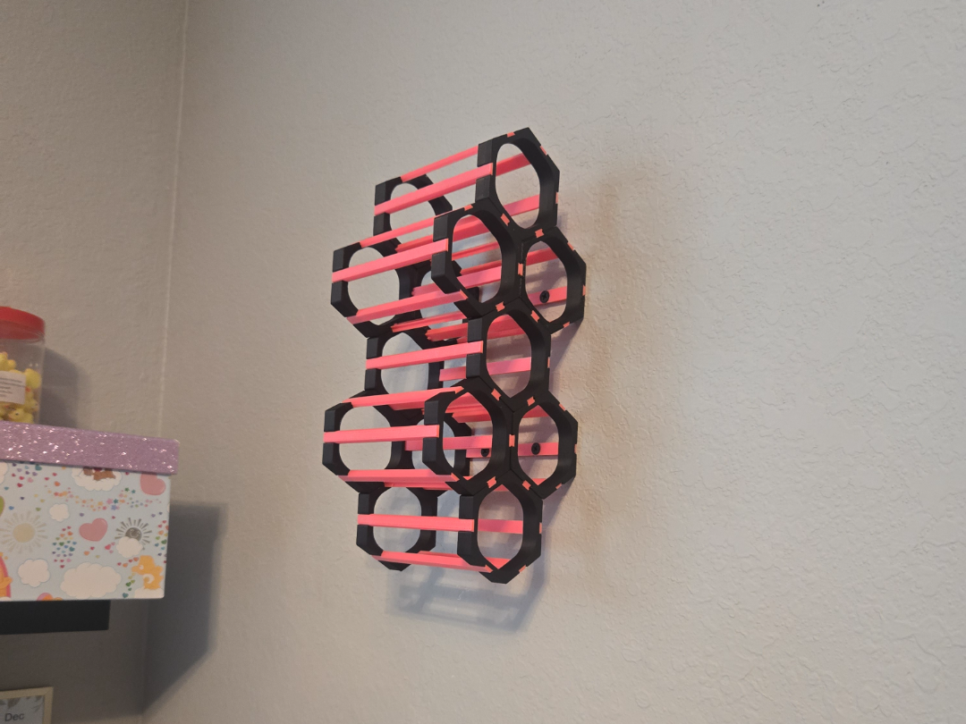 The Infinite Roll Rack with Wall Mounts 3D model
