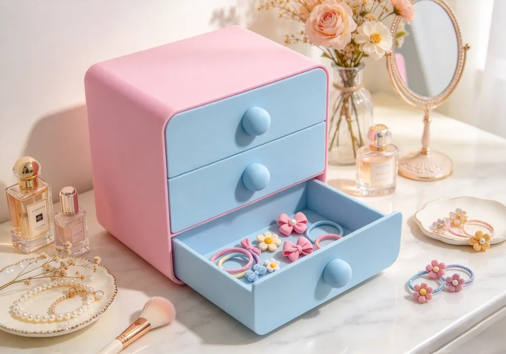 Desktop storage for hair ties small item storage rubber band hair band ...