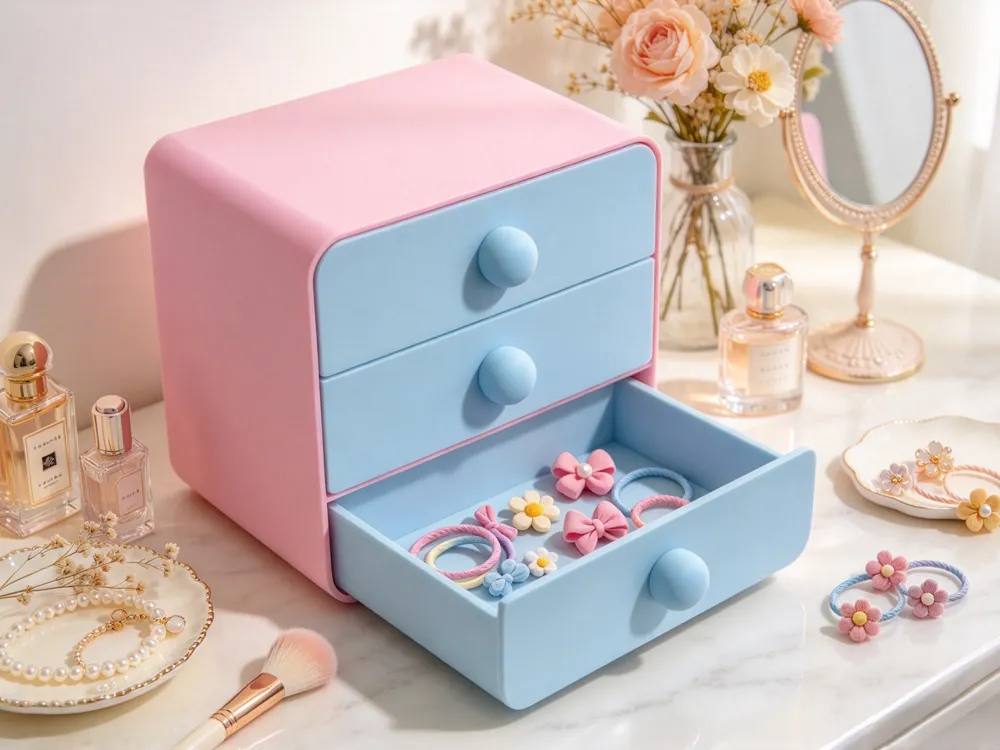Desktop storage for hair ties small item storage rubber band hair band ...