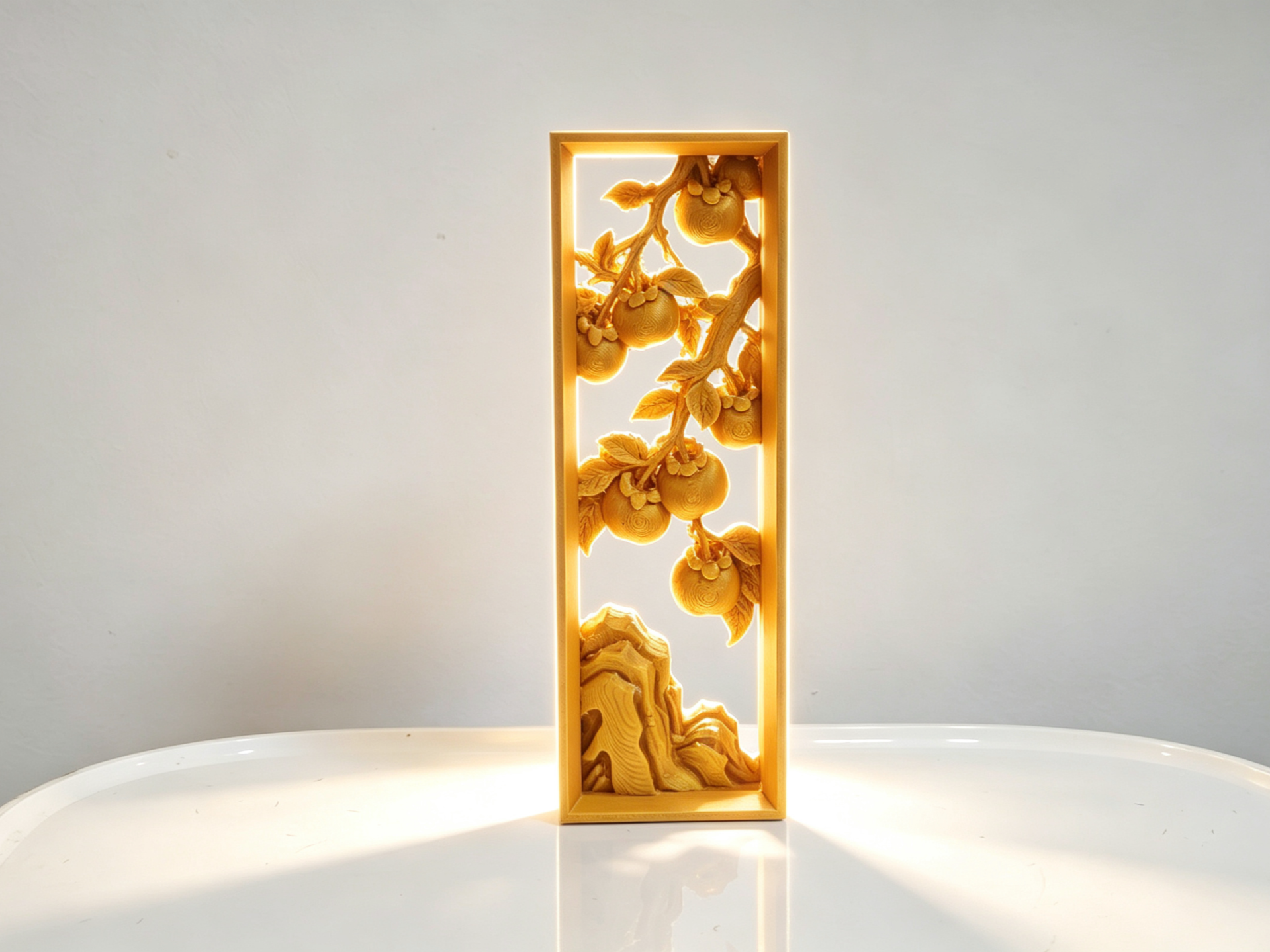事事如意桌面立雕摆件 3D model