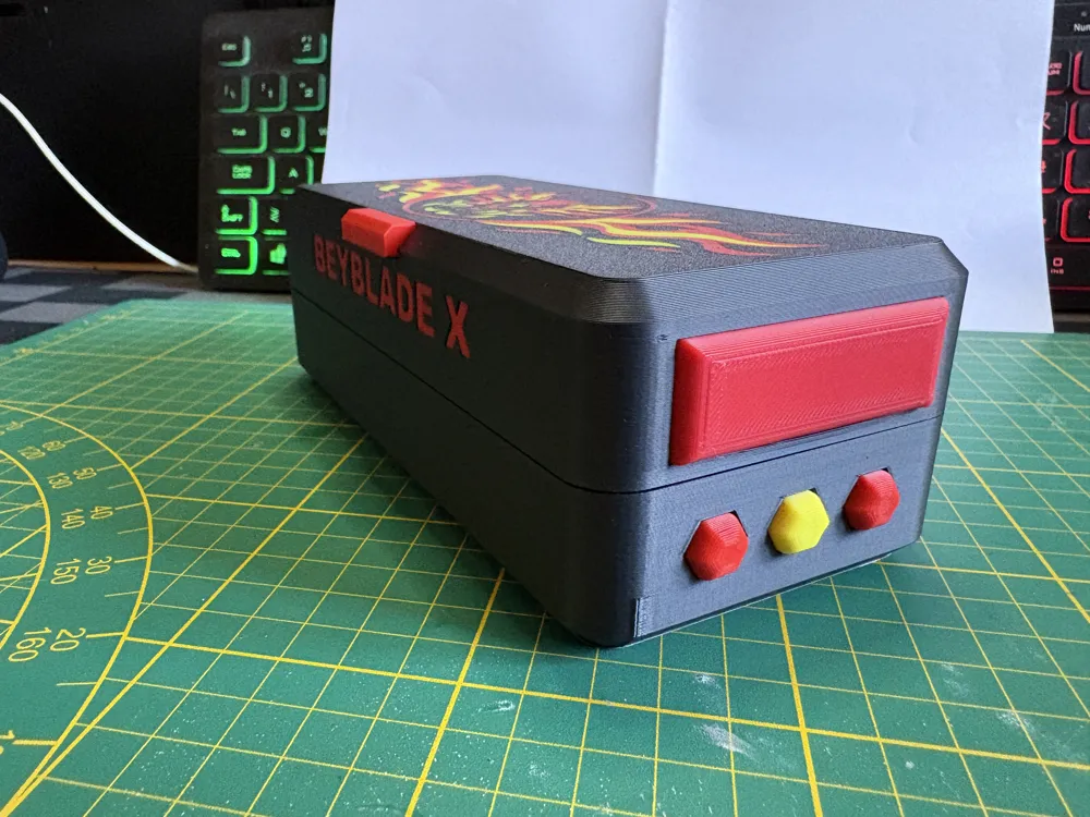 Beyblade X Deck Storage Box + Logo Version - Free 3D Print Model ...