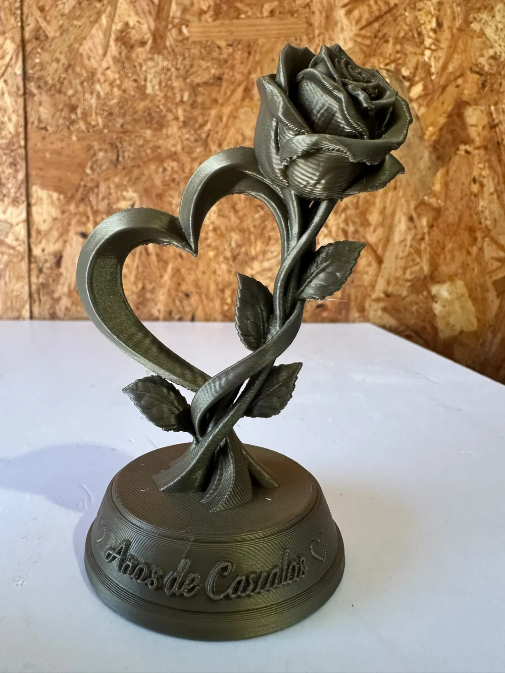 Rose Heart - Free 3D Print Model - MakerWorld