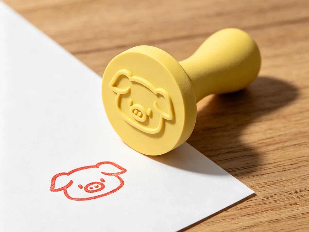 Stamping Model Pig stamp - primary school student encouragement stamp - classroom ...