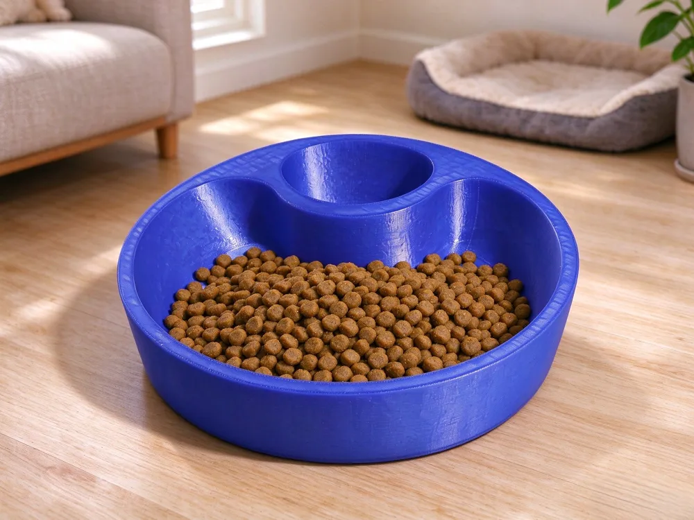 Pet feeding and water bowl - Free 3D Print Model - MakerWorld
