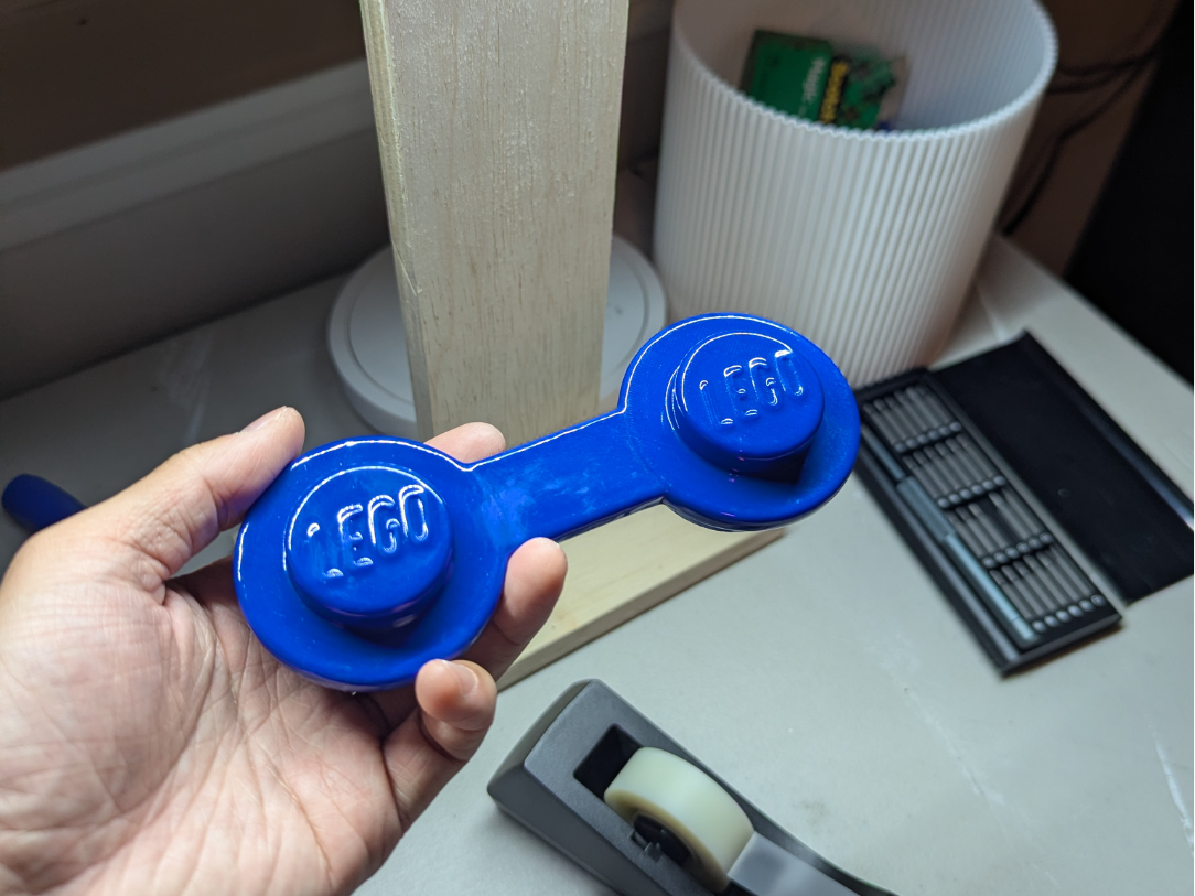 Brick Stud Drawer Pull 3D model