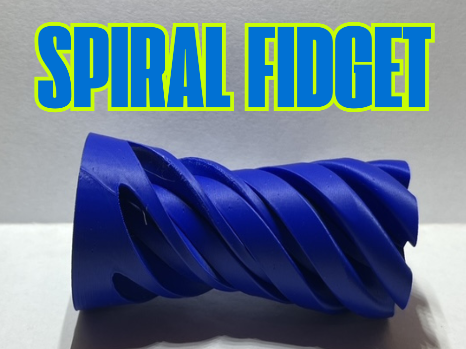 spiral fidget 3D model