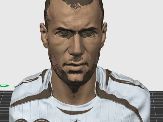 Buste Zidane 3D model