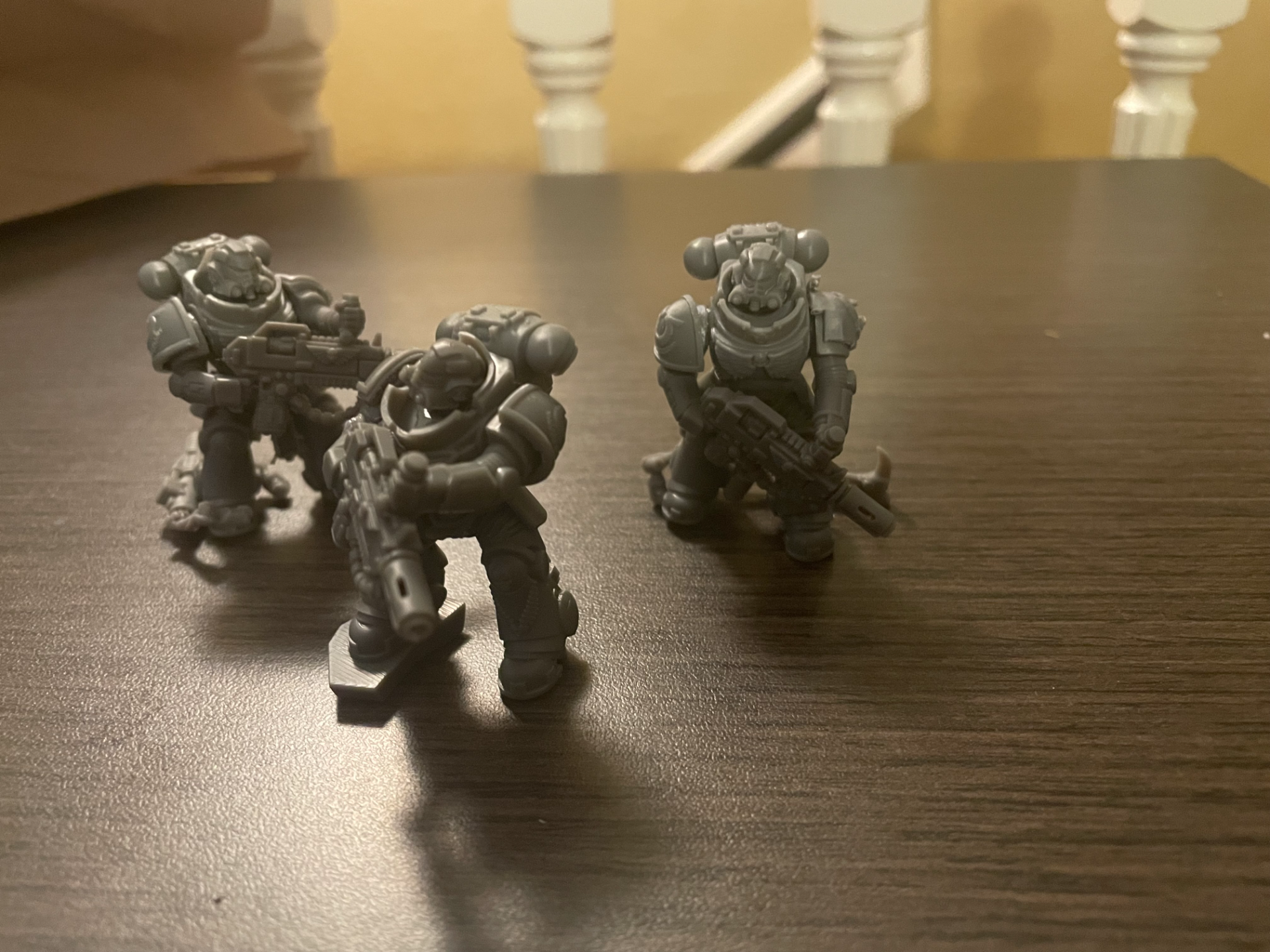 big space men with melty guns 3D model