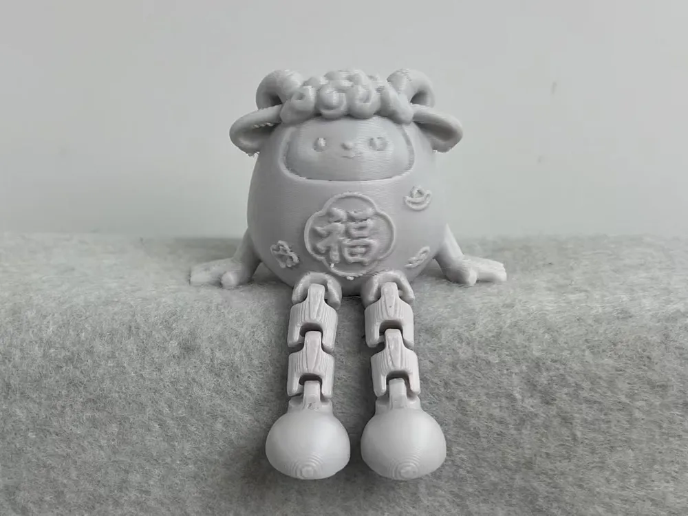 Fu Lu Shou Xi - Fu Lamb desktop helper computer ornament toy playmate ...