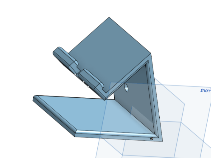 Phone Stand V1 with Corresponding Audio Holes 3D model