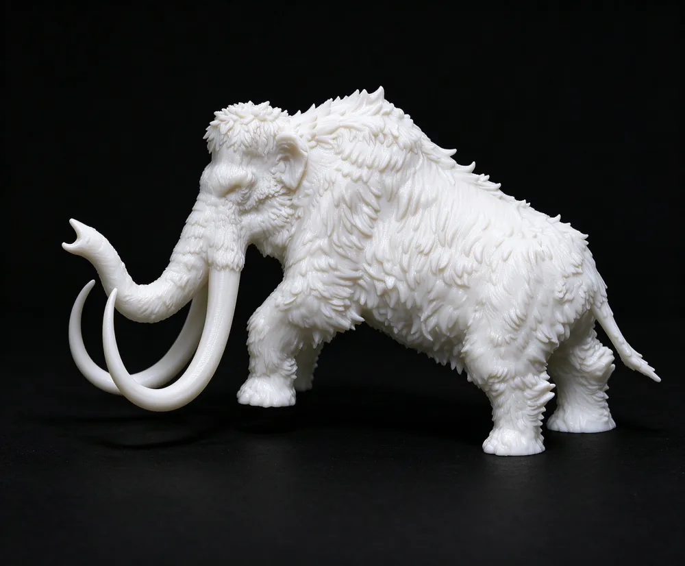 Mammouth en position d'attaque - Modèle d'Impression 3D Gratuit ...