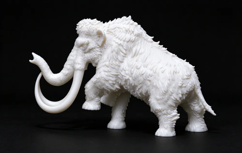 Mammouth en position d'attaque - Modèle d'Impression 3D Gratuit ...