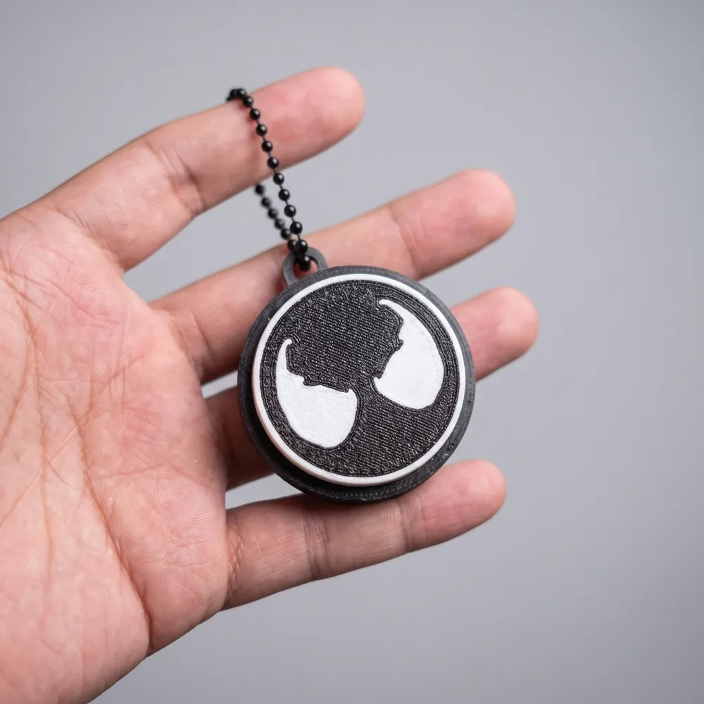 Clicker antiestrés Spiderman Negro simple - Modelo de impresión 3D ...