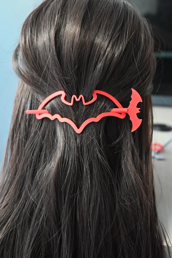 Hollow Bat Hairpin - Free 3D Print Model - MakerWorld