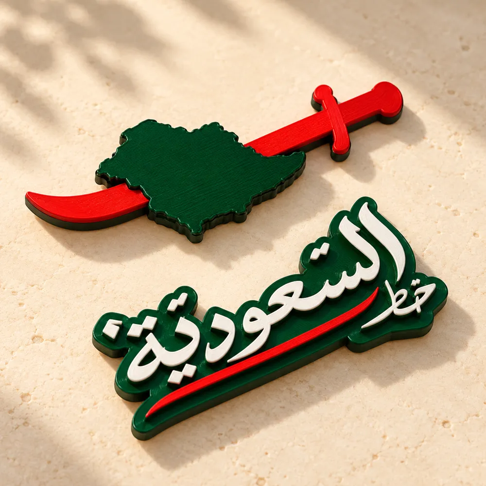 السعودية خط أحمر | Saudi Arabia Red Line - Free 3D Print Model - MakerWorld