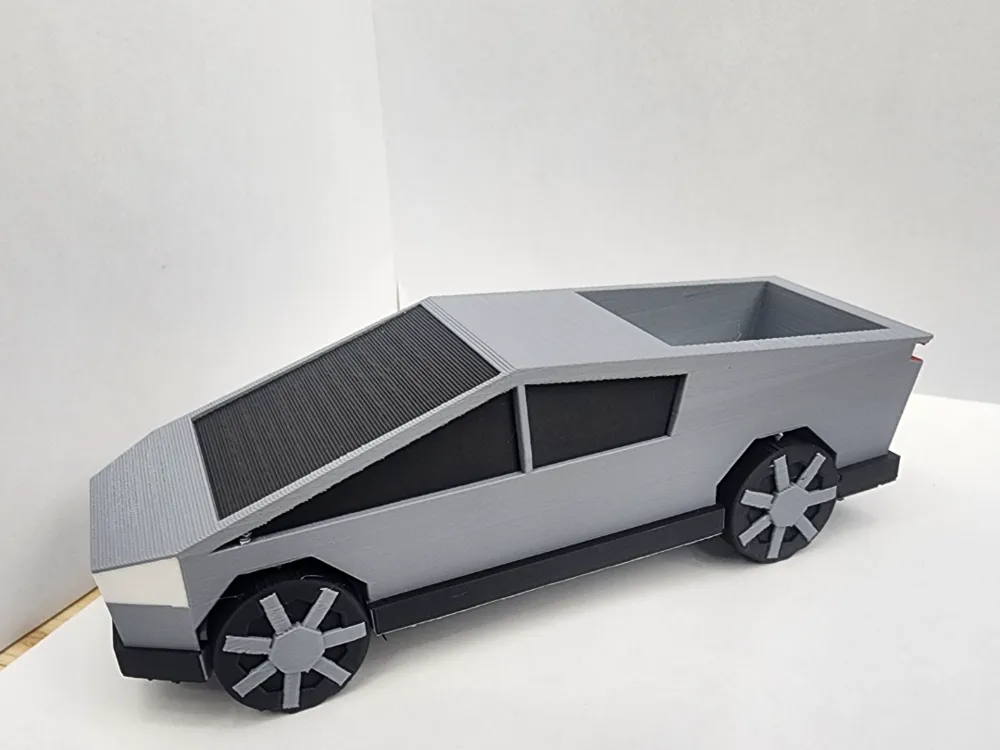 Tesla CyberTruck - Customizable colors - Free 3D Print Model - MakerWorld