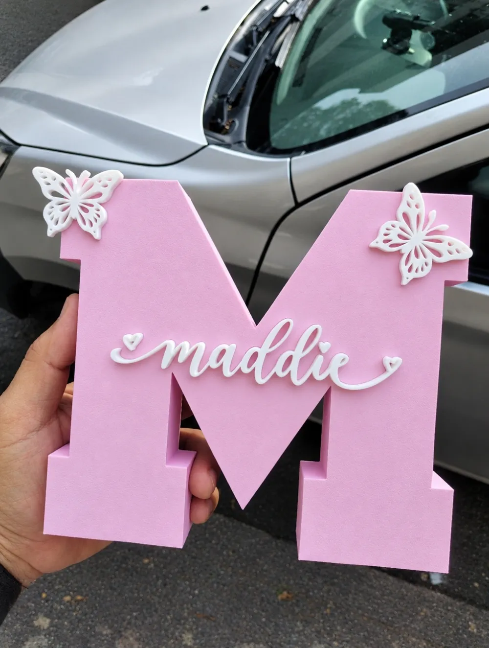Initial with name - Free 3D Print Model - MakerWorld