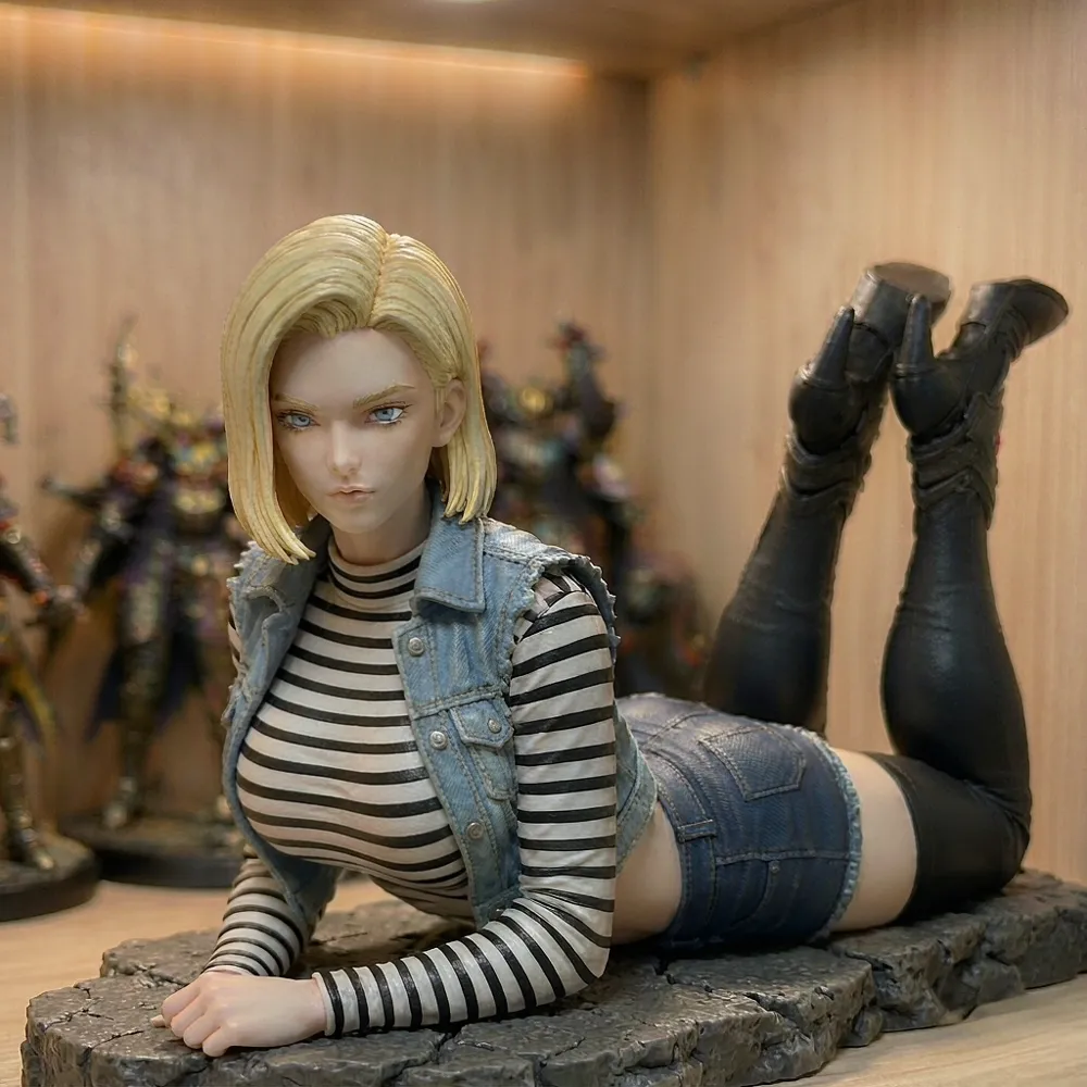 Suporte de celular Android 18 de Dragon Ball - Modelo gratuito para ...
