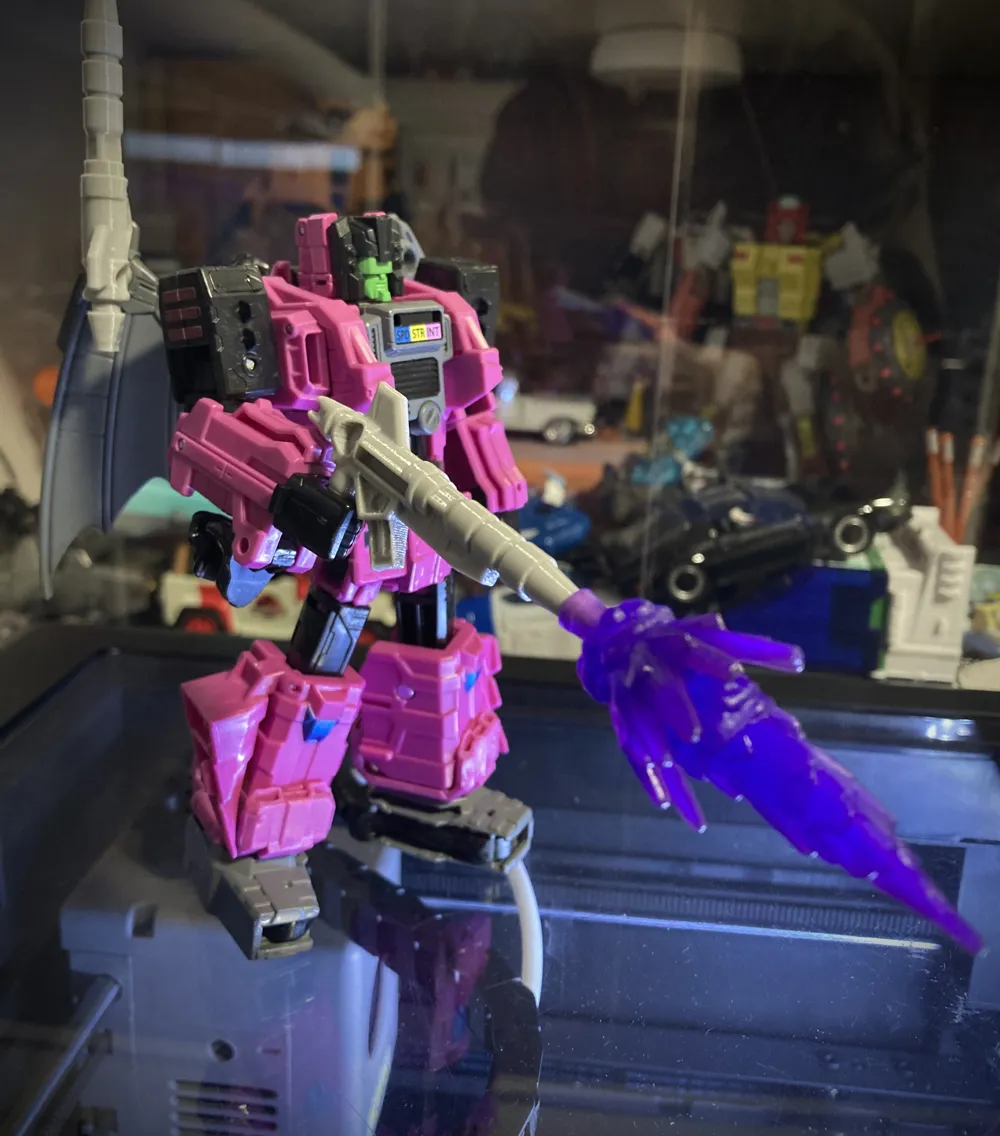 Age of the primes Fangry Ion Blaster - Free 3D Print Model - MakerWorld
