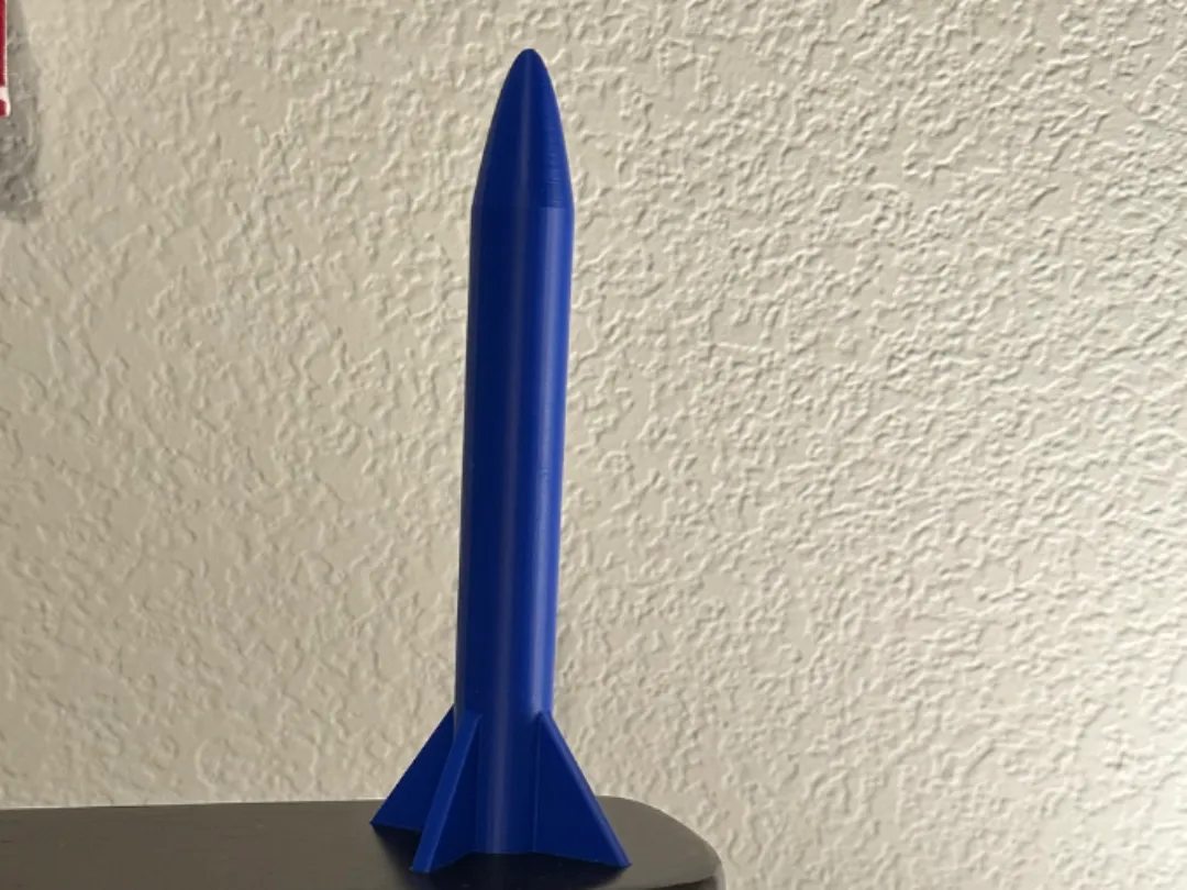 Blue Rocket - Free 3D Print Model - MakerWorld