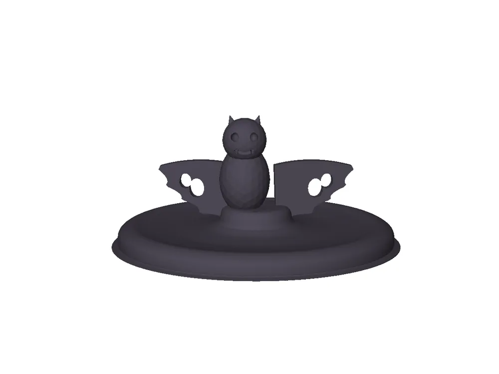 Vampire Bat Incense Burner – Halloween - Free 3D Print Model - MakerWorld
