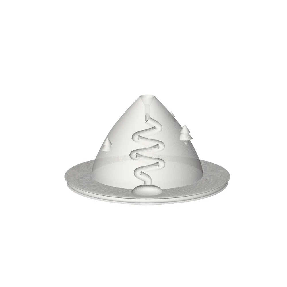 Mountain Waterfall Backflow Incense Burner – Zen - Free 3D Print Model ...