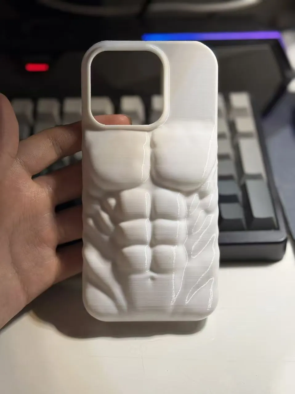 Ab muscle phone case - Free 3D Print Model - MakerWorld