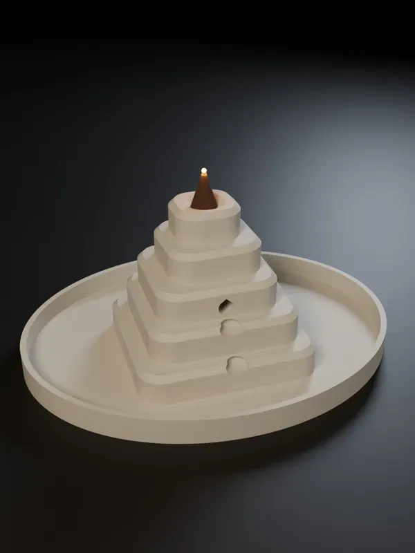 Waterfall Files CASCADE – Parametric Backflow Incense Waterfall - Free 3D Print Model ...