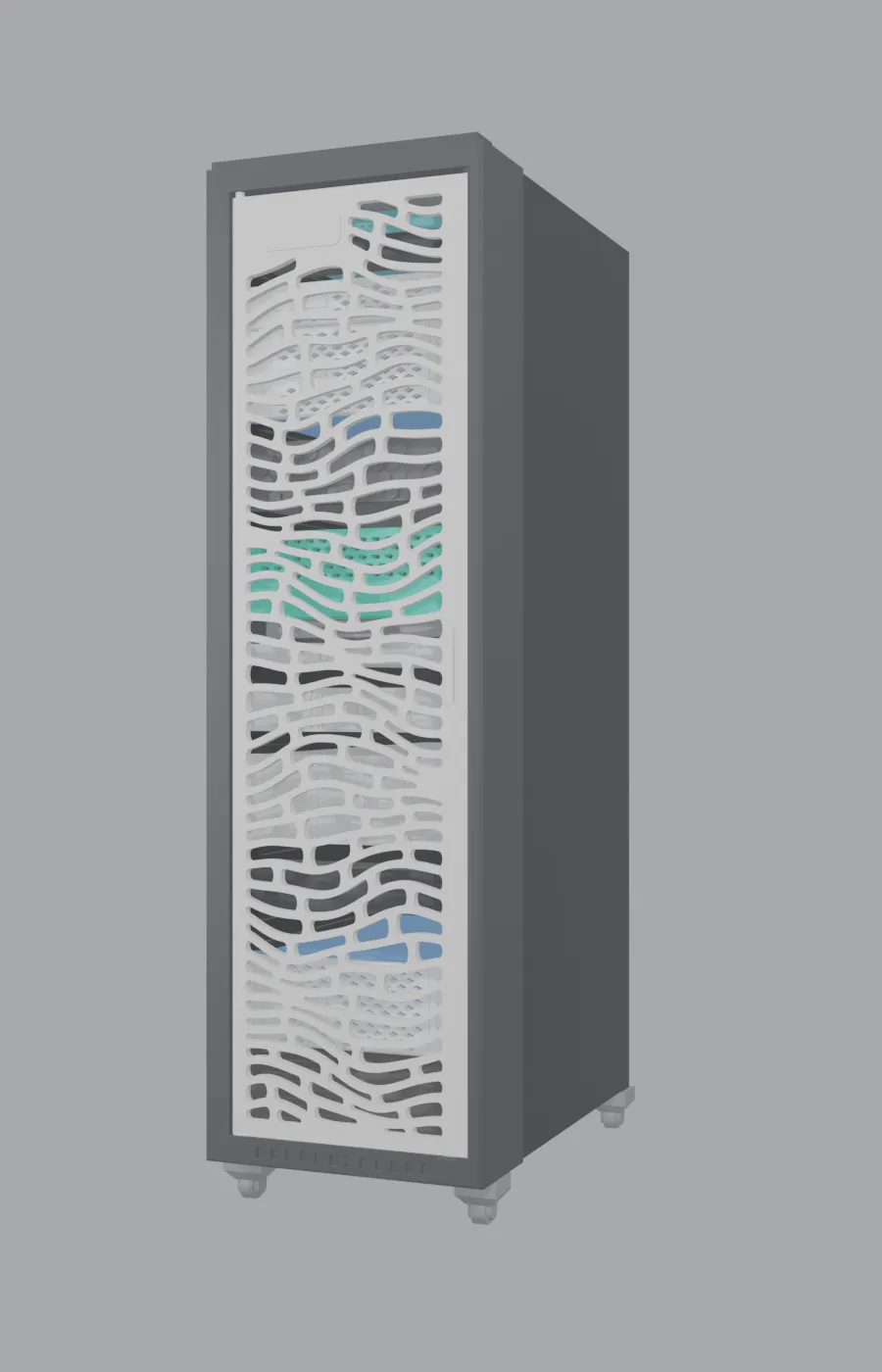1:8 Scale 42U Server Rack - Free 3D Print Model - MakerWorld